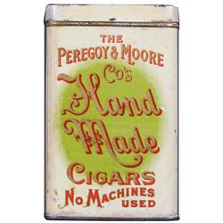 The Peregoy & Moore Co. Cigars Tin for 25 Cigars