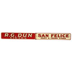 R.G. Dunn, San Felice Embossed Tin Shelf Strip