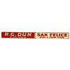 Image 1 : R.G. Dunn, San Felice Embossed Tin Shelf Strip