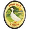 Image 1 : White Duck Cigar Self Framed Tin Sign