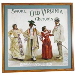 Old Virginia Cheroots Paper Sign