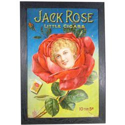 Jack Rose Little Cigars Cardboard Sign