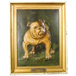 Bull Dog Segars Embossed Heavy Board Sign