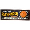 Image 1 : Pathfinder Cigars Embossed Tin Sign