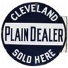 Image 1 : Cleveland Plain Dealer Heavy Porc Flange Sign
