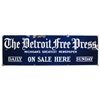 Image 1 : Detroit Free Press Porcelain Sign