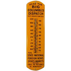Big Columbus Dispatch Porcelain Thermometer