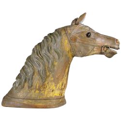 Circa 1870's Horse Head "Livery" Trade Sign