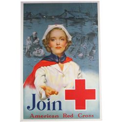 American Red Cross Recruiting Paper Poster