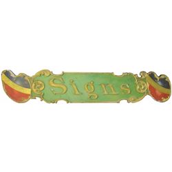 "Sign Maker" Outdoor Wood Sign