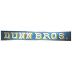Dunn Bros. Outdoor Wood Sign