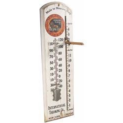 International Tailoring Co. Wood Thermometer