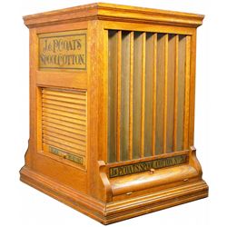 J. & P. Coats Spool Cotton Thread Cabinet