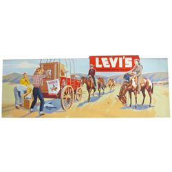 Levi "Cor-Pix" Corrugated Paper Banner