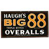 Image 1 : "Big 88" Haugh's Overalls Tin Sign