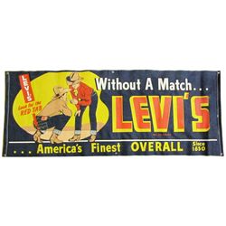 Levi Straus "Without a Match" Denim Banner