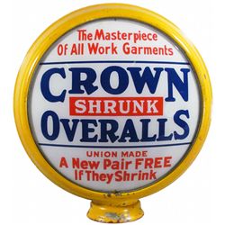 Crown Overalls Glass Globe