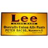 Image 1 : Lee Overalls Large Tin Sign
