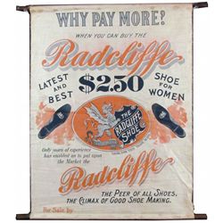 The Radcliffe Shoe Canvas Banner