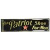Image 1 : The Patriot Shoe For Men Reverse Glass Sign
