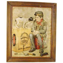 Rare Hamilton Brown Shoe Company Paper Sign