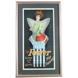 The Foster Hose Supporters Celluloid Sign