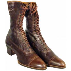 Leather Lace Up Ladies Shoes