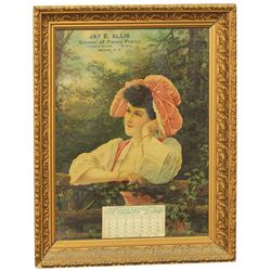 1940 sign for Jay E. Allis Grower of Fancy Fruits