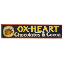 Ox Heart Chocolate & Cocoa Tin Sign