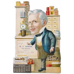 1907 Calendar for W.F. Wrenn-Grocer