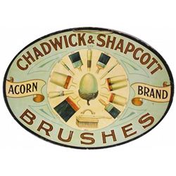Chadwick & Shapcott Brushes Cardboard Sign