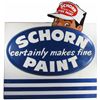 Image 1 : Schorn Paint Dimensional Porcelain Sign