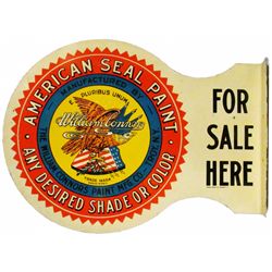 American Seal Paint Steel Flange Sign