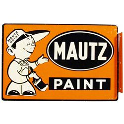 Mautz Paint Enamel over Steel Flange Sign