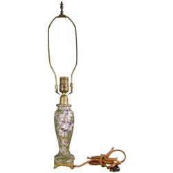 Wave Crest Footed Lamp Base