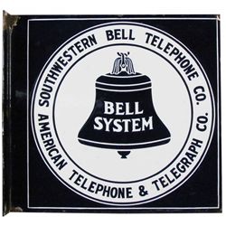 Southwestern Bell Telephone Porcelain Sign