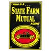 Image 1 : State Farm Insurance Co. Tin Sign