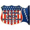 Image 1 : National Union Fire Insurance Co. Tin Flange Sign