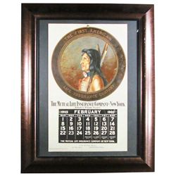 1903 Calendar for Mutual Life Insurance