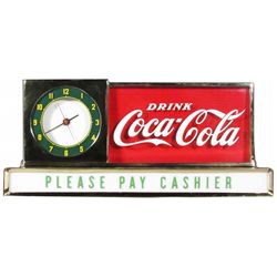 Coca Cola Light-Up Clock
