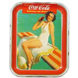 1939 Coca Cola Tin Serving Tray