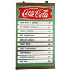 Image 1 : Coca Cola Menu Board Fishtail Logo