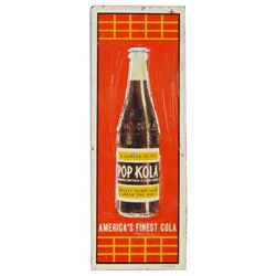 Pop Kola Embossed Tin Door Push