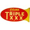 Drink Triple XXX Steel Flange Sign