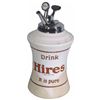 Hires Mae West Porcelain Syrup Dispenser