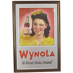 Wynola Soda Paper Sign