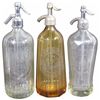 Three Glass Seltzer Bottles
