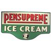 Image 1 : Pensupreme Ice Cream Die Cut Porcelain Sign