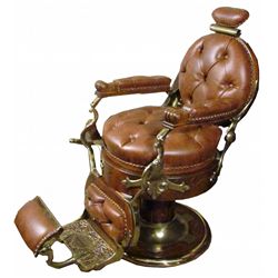 Koken “Congress” Barber Chair, circa 1895-1905