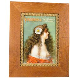 Rare Vegederma Tin Sign